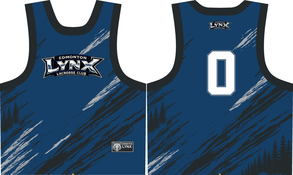 Customized Polyester Reversible Pinnie - Lynx