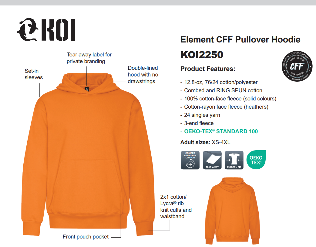 Limited Edition Slash Sports Vintage Hoodie - KOI 2250