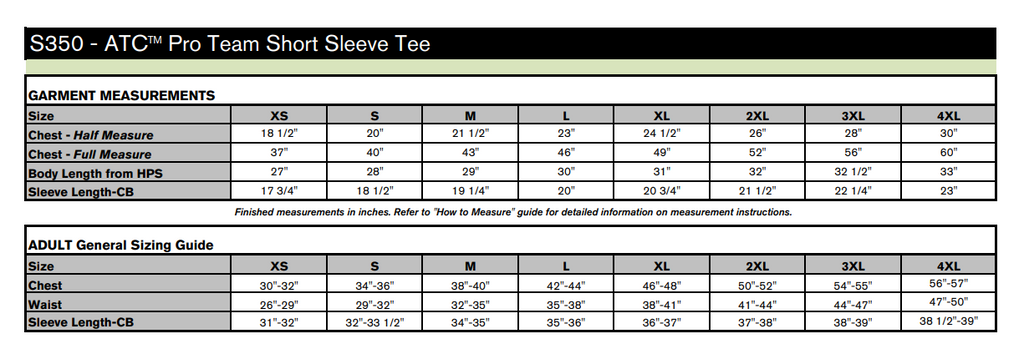 ATC™ PRO TEAM SHORT SLEEVE TEE - S350 - Sylvan Lake