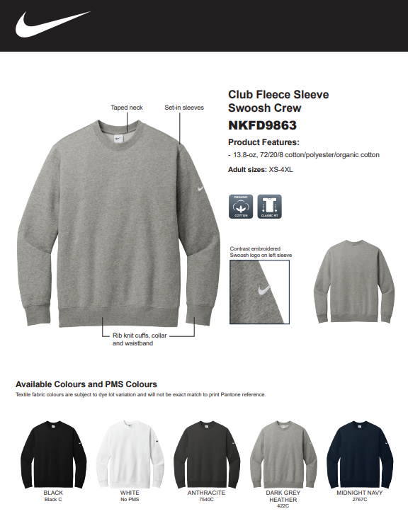 Borealis Nike Crewneck - NKFD9863