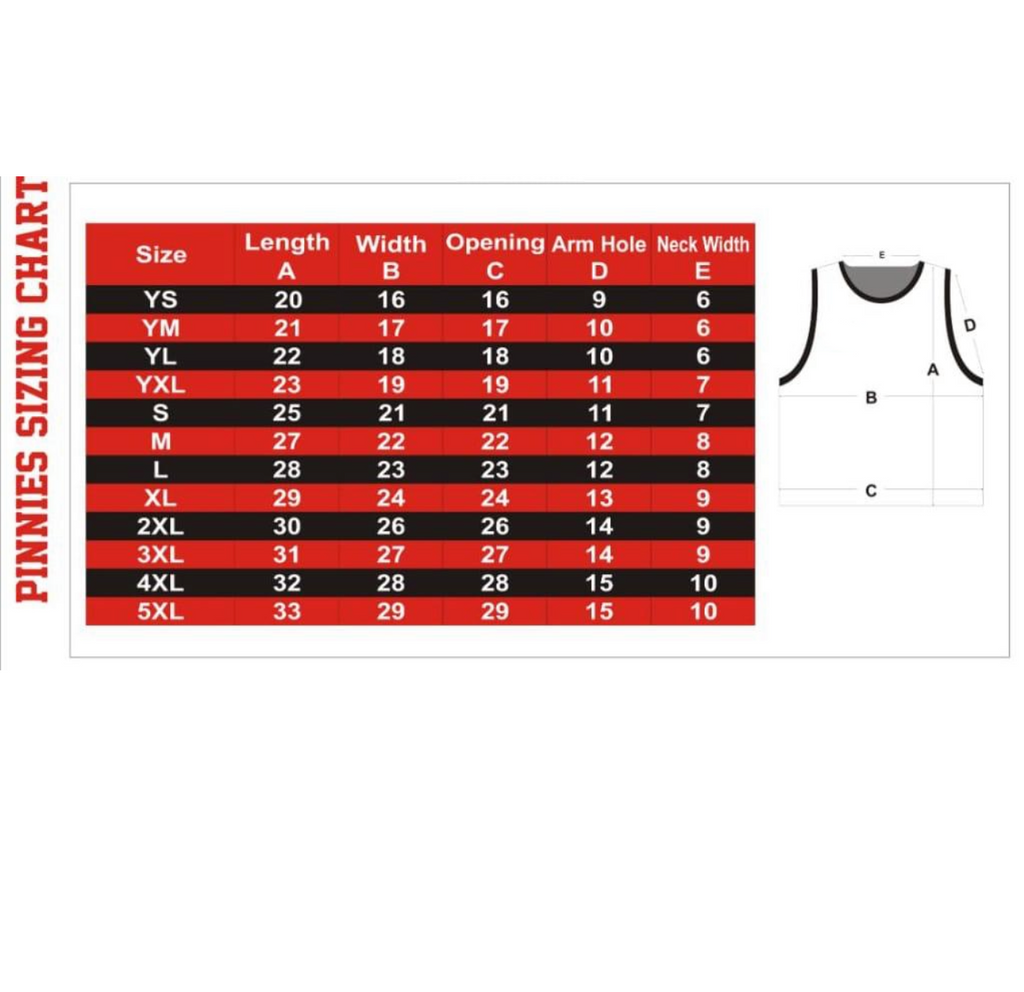 Customized Polyester Reversible Pinnie - Lynx