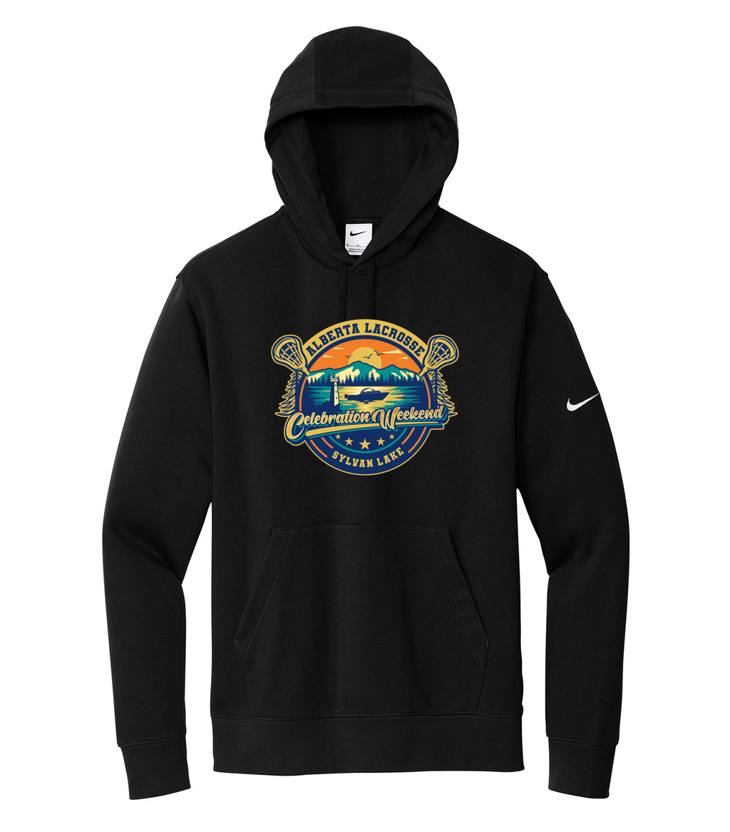 NIKE CLUB FLEECE SLEEVE SWOOSH PULLOVER HOODIE - DR1499 - Sylvan Lake